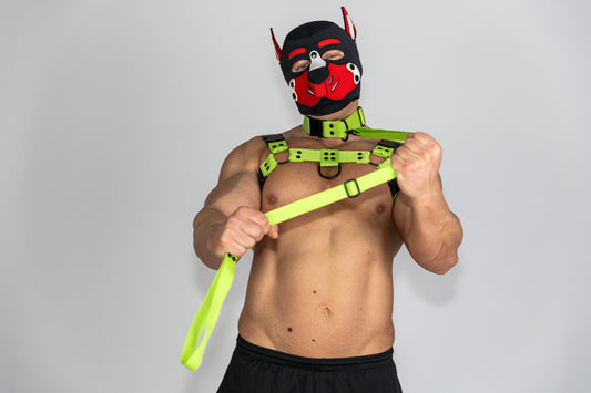 BDSM Leash - 130 cm Adjustable Studded Leash